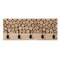 Vintiquewise Natural Wood Hook Rack with Five Hooks for Entryway, Office, Bedroom, and Playroom QI004387 - alternate 1